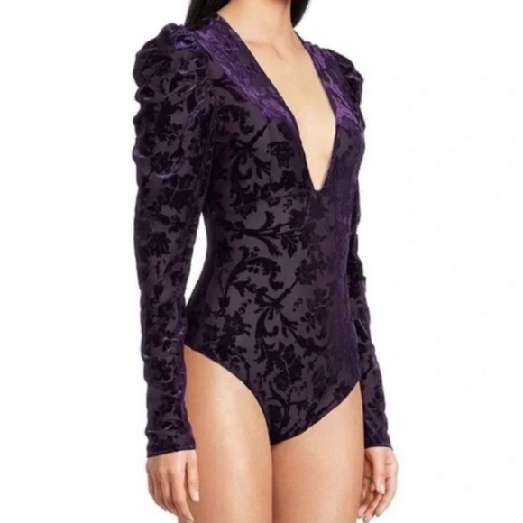 Free People Intimately Magic Hour Bodysuit Deep Sea, M, NWT - Picture 3 of 15